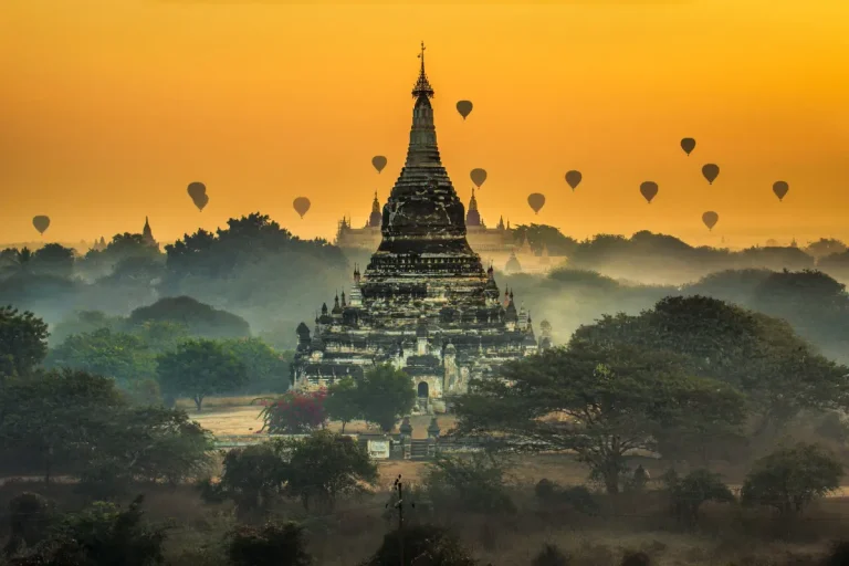 Hot Air Balloon Rides in Bagan, Myanmar